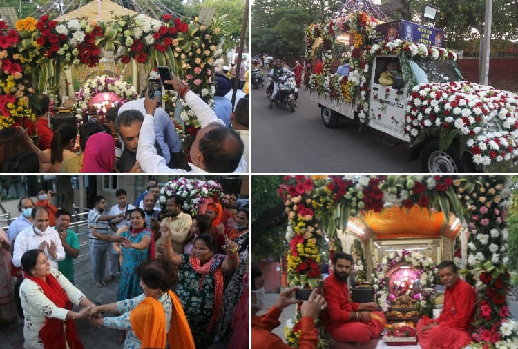 Palki yatra of Sai Baba start in Chandigarh