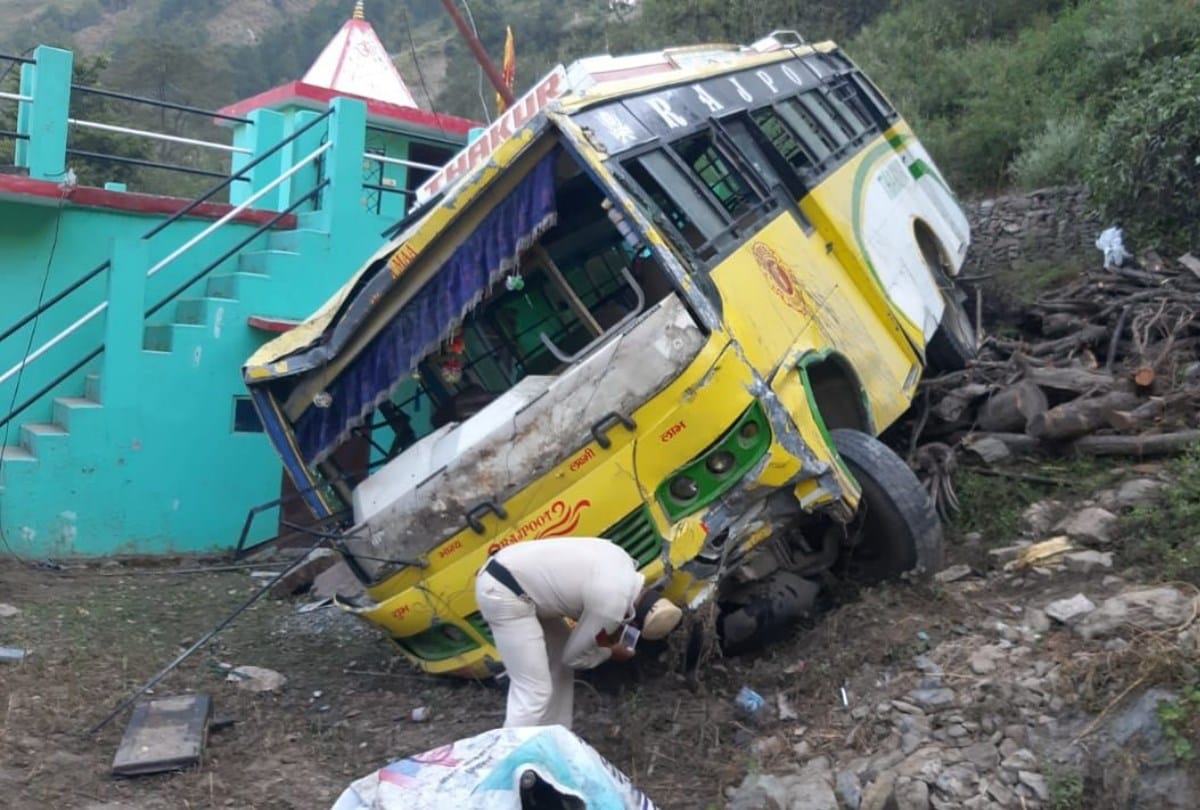 Himachal chamba accident news: Private bus accident in chamba 36 injured