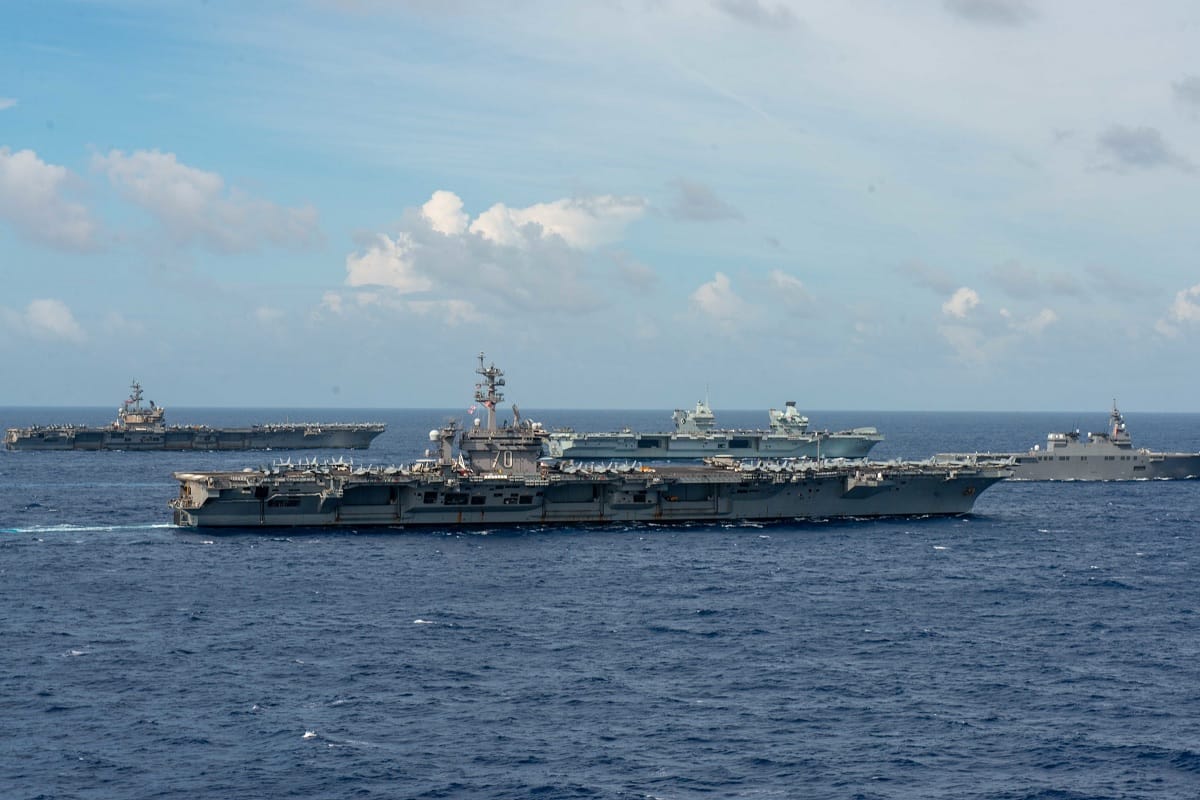 US to deploy nuclear powered aircraft carried Carl Vinson for Malabar Exercise phase 2 all you need to know