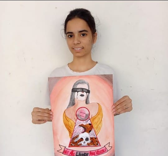 Suparinati won the poster competition, Yamunanagar