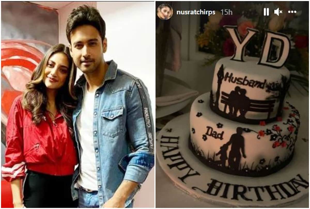 Nusrat jahan celebrated durga puja with yash dasgupta their sweet bond will melt your heart see photos