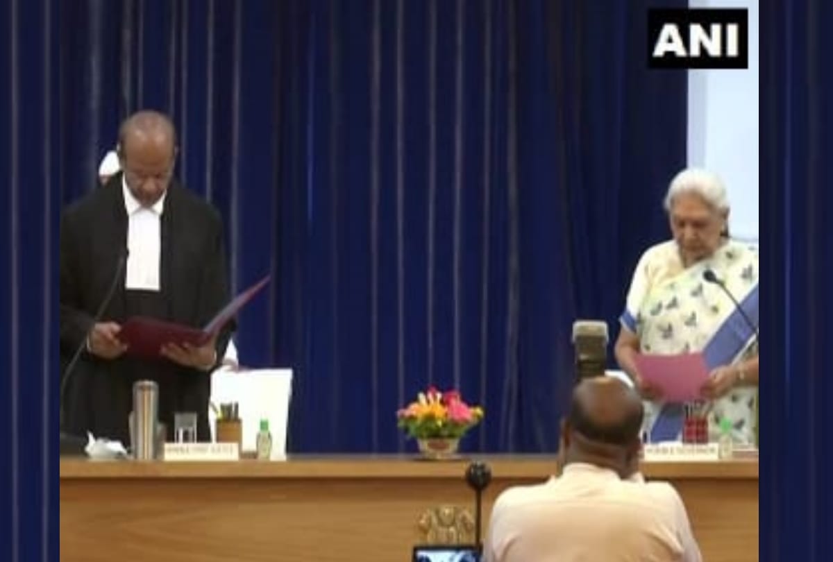 New chief justice Rajesh Bidal takes oath.