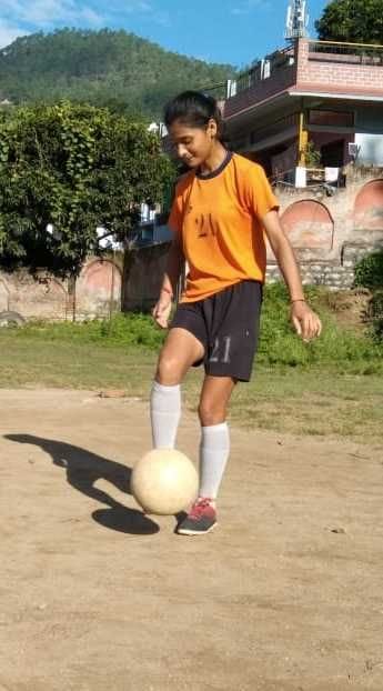 Manisha of Chalkana is Bageshwar's first national footballer