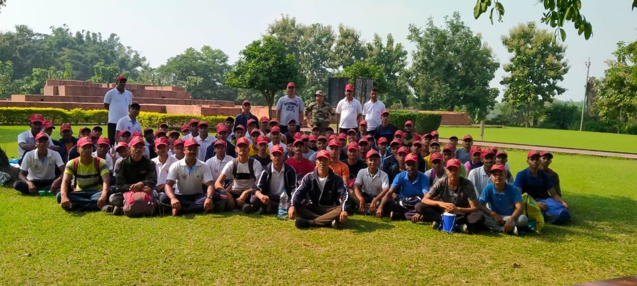 Team of NCC cadets reached Taposthali tour