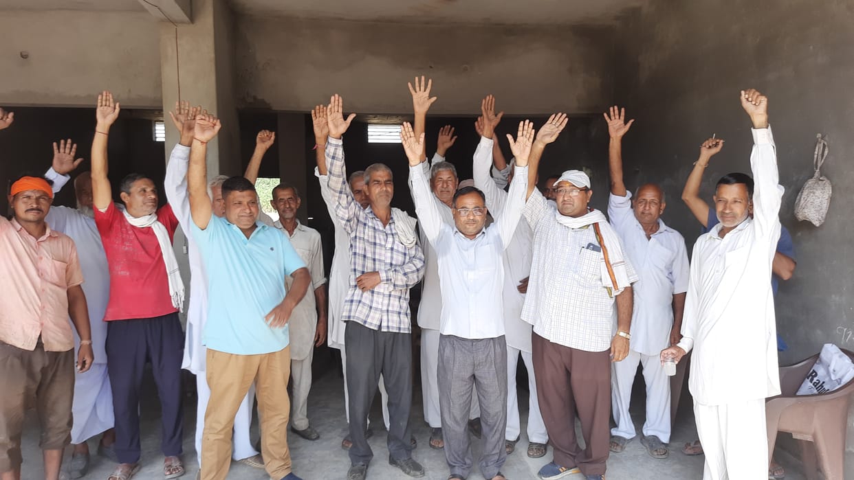 Demonstration for cancellation of mining lease, Yamunanagar
