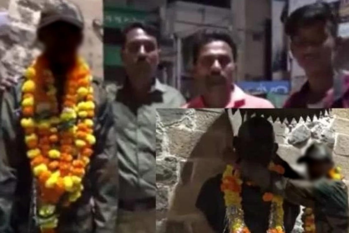 10th pass youth told himself as army officer, gets grand welcome, now police are searching