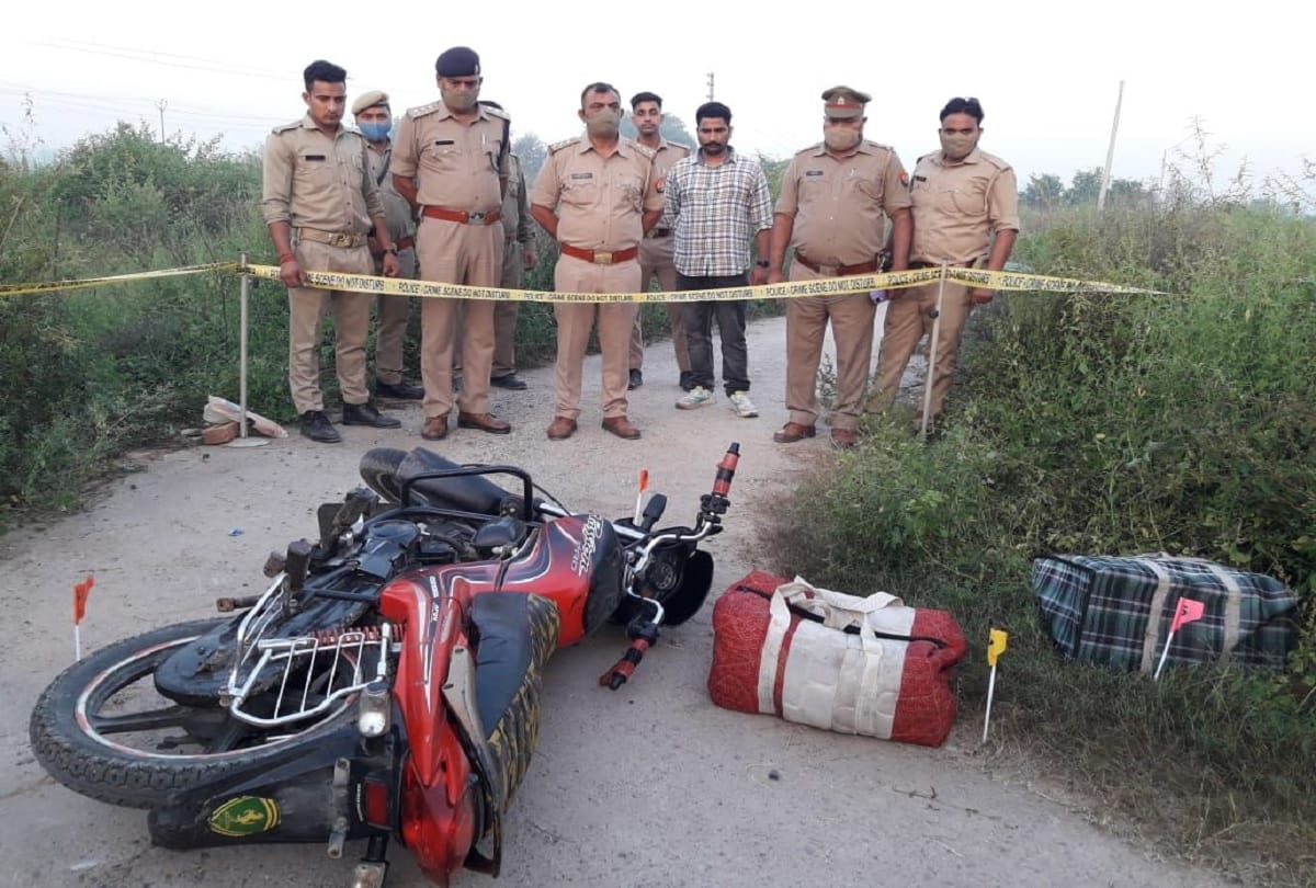 Two miscreants accused of theft worth 15 lakh rupees arrested after an encounter in Baghpat