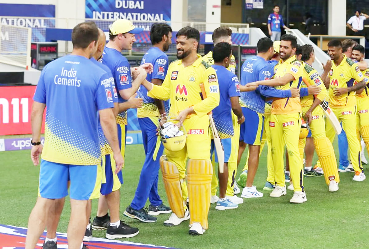 IPL 2021: See the nine big records that the Chennai Super Kings team made in the match against Delhi Capitals | CSK reached final for the ninth time | CSK vs DC IPL 2021 Qualifier-1