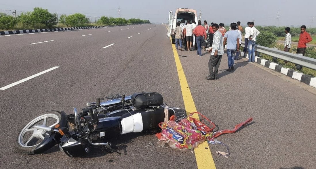 Husband dies in accident, wife and daughter injured