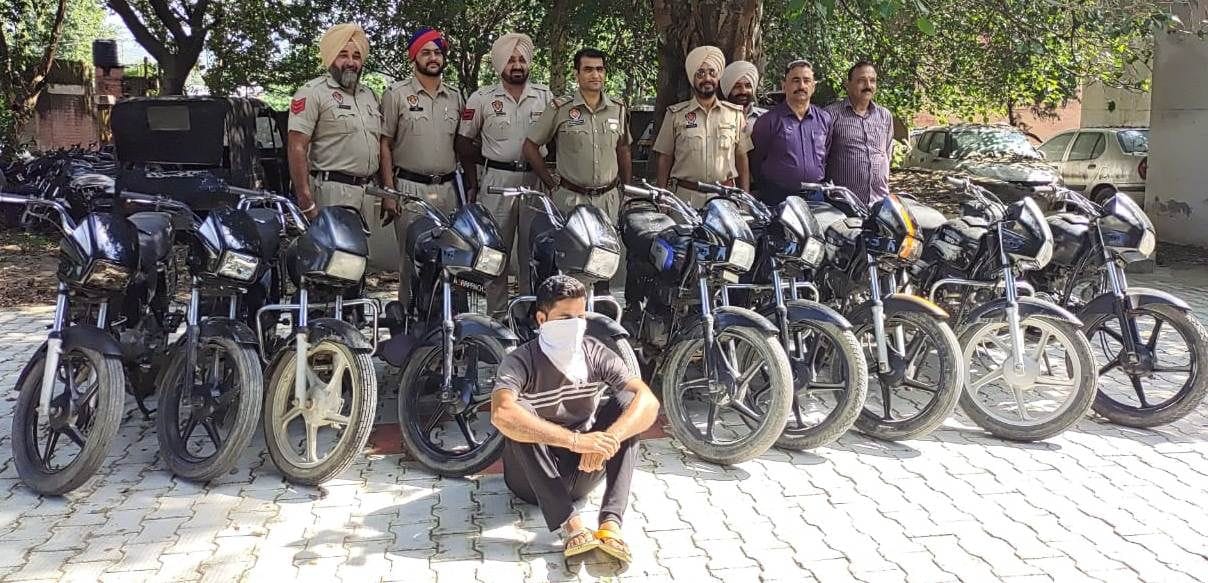 Bike theft accused caught in Nangal