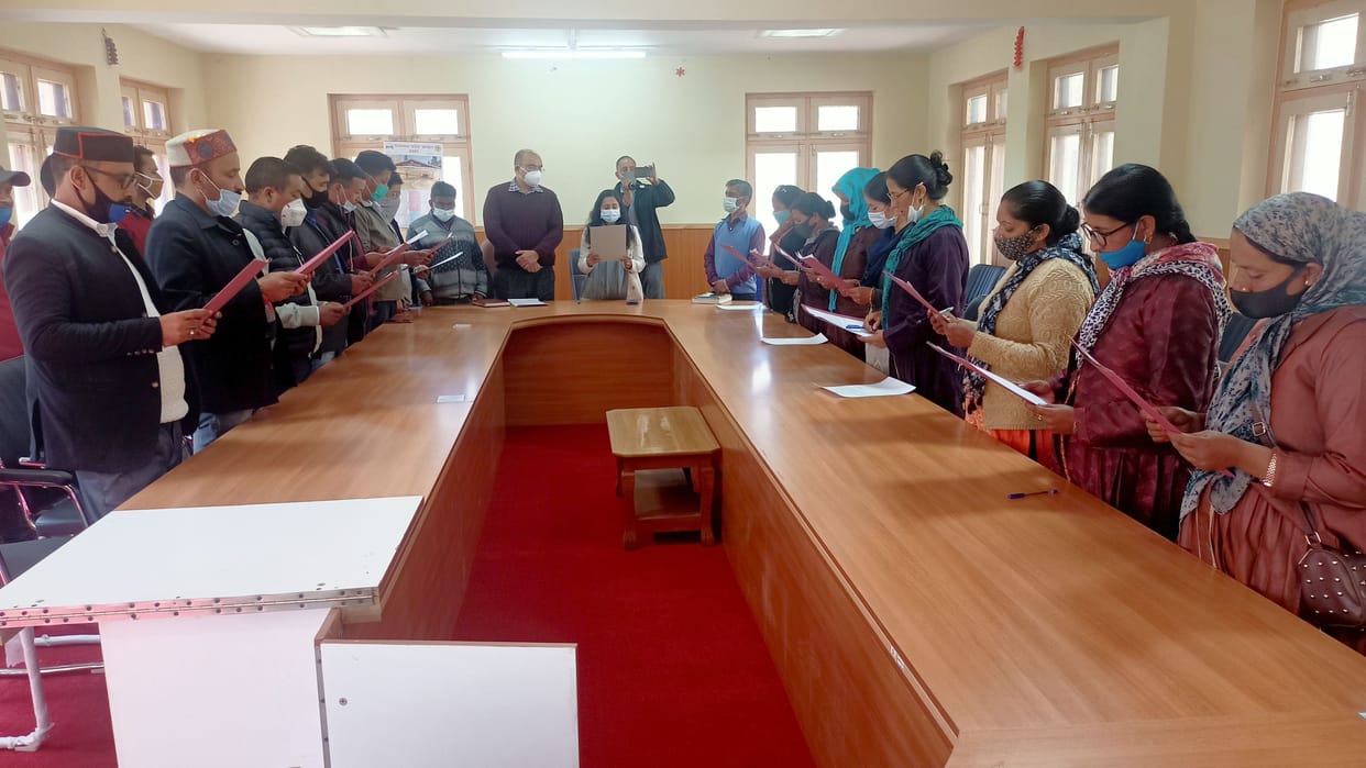Lahaul BDC President, Vice President did not agree