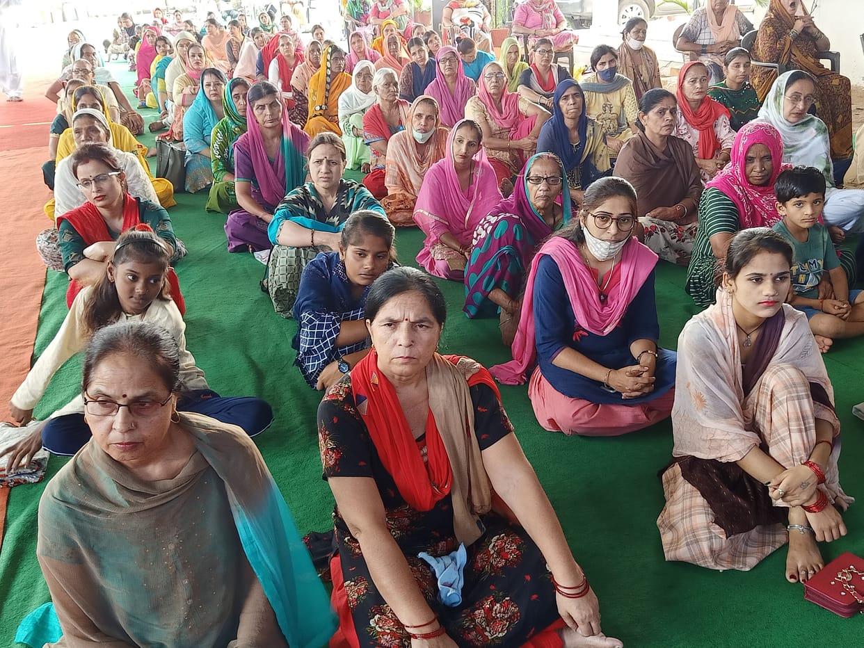 Divya Jyoti Jagrati Sansthan organized satsang, Yamunanagar