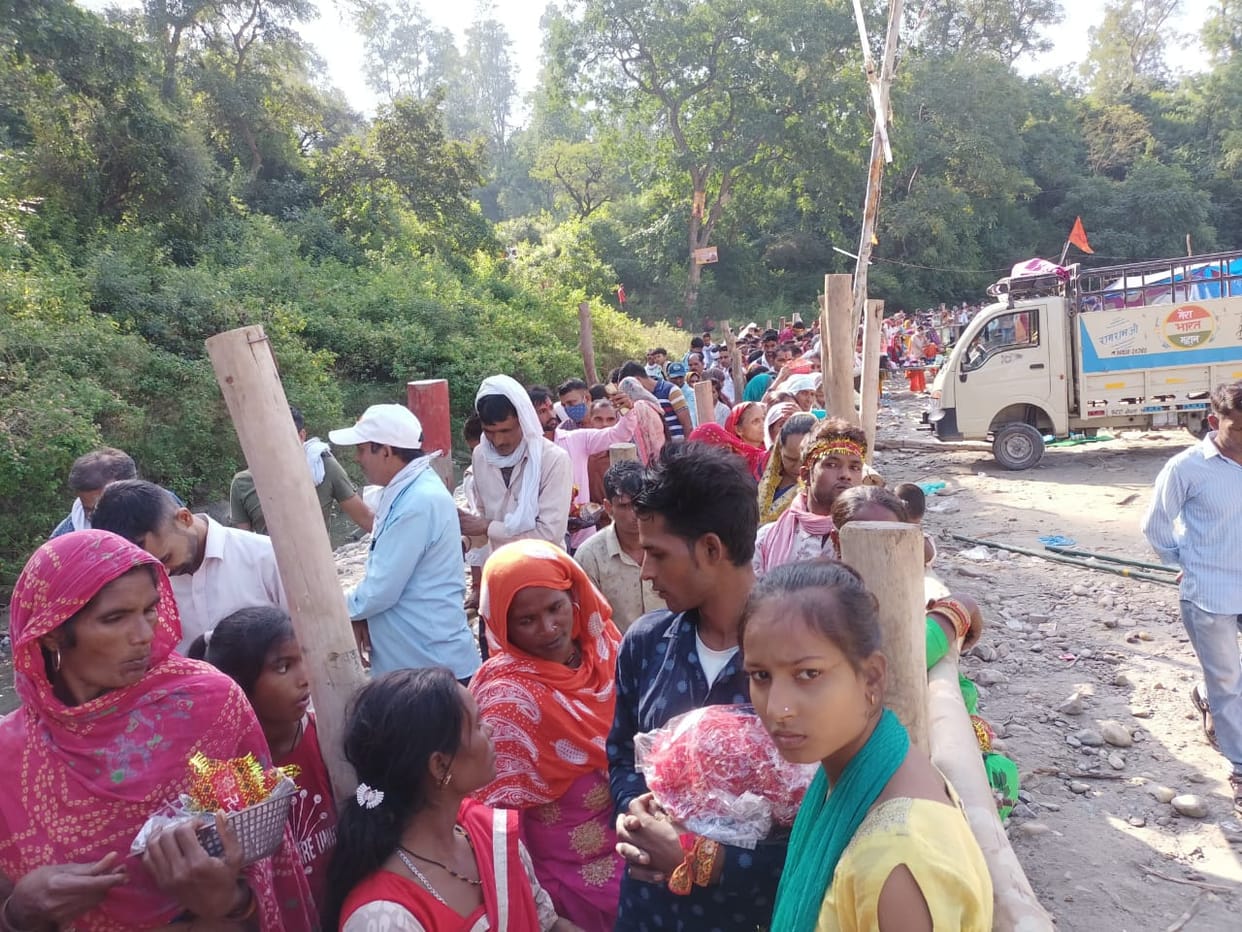 Shakambhari Siddhpeeth area resonated with mother's cheers