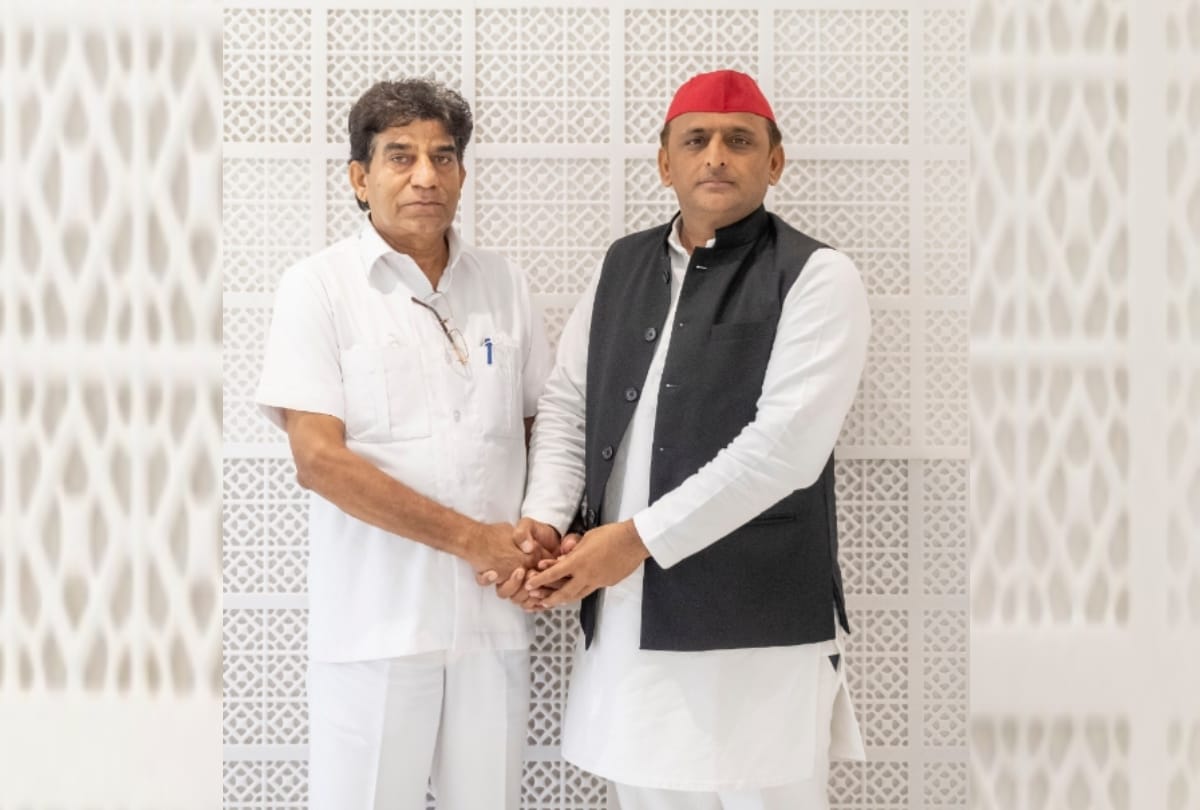 Lucknow: Rajaram rode on a cycle, a setback to Congress before Vijayatra