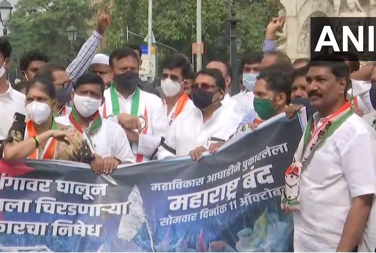 Maharashtra bandh live updates against lakhimpur kheri violence, october 11, ncp, shiv sena, congress, uddhav thackeray