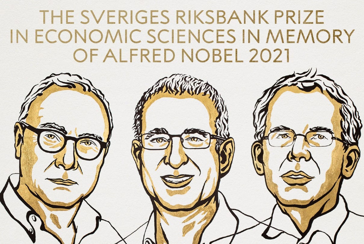 Nobel prize for Economic Sciences has been awarded to David Card and Joshua D. Angrist and Guido W. Imbens 