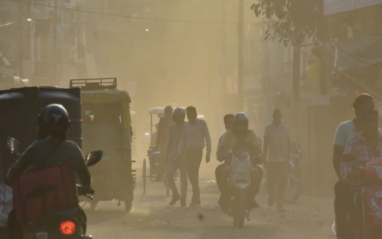 Polution: Difficult to breathe due to pollution in western up included Meerut Saharanpur