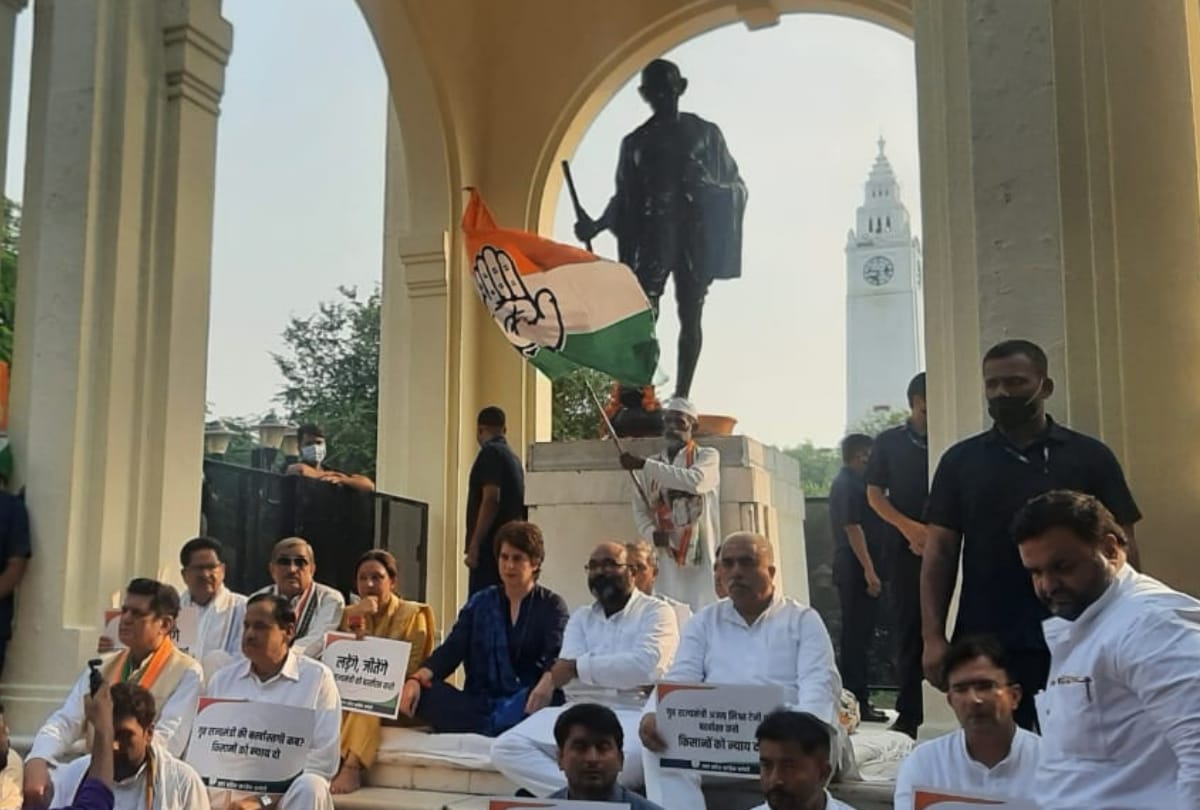 Congress gen sec Priyanka Gandhi Vadra announces Maun Vrat demanding resignation of Ajay Mishra Teni on Lakhimpur violence