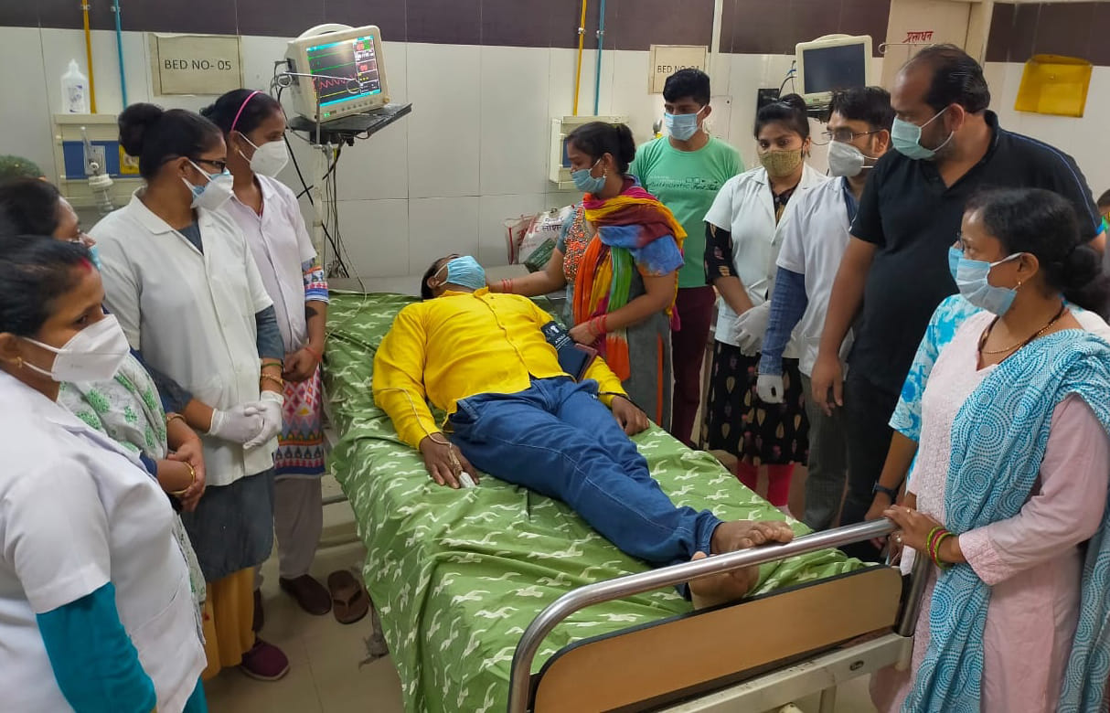 Staff nurse's health deteriorated, Kanpur referred