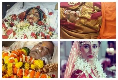 Taarak Mehta Nattu Kaka to sridevi celebs who wore makeup in their last rite