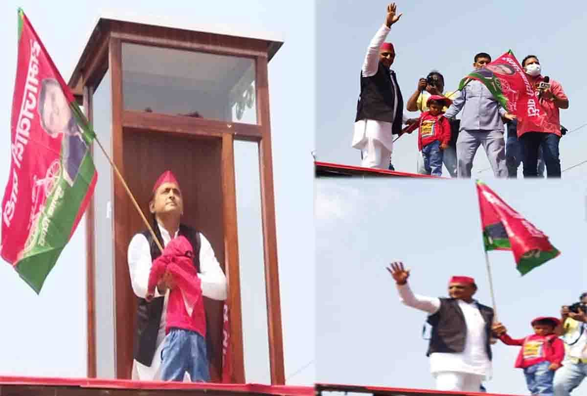 Akhilesh Vijay Yatra started from Kanpur