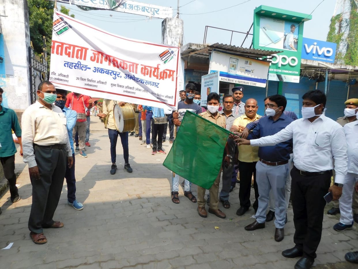 Voters made aware by taking out rally