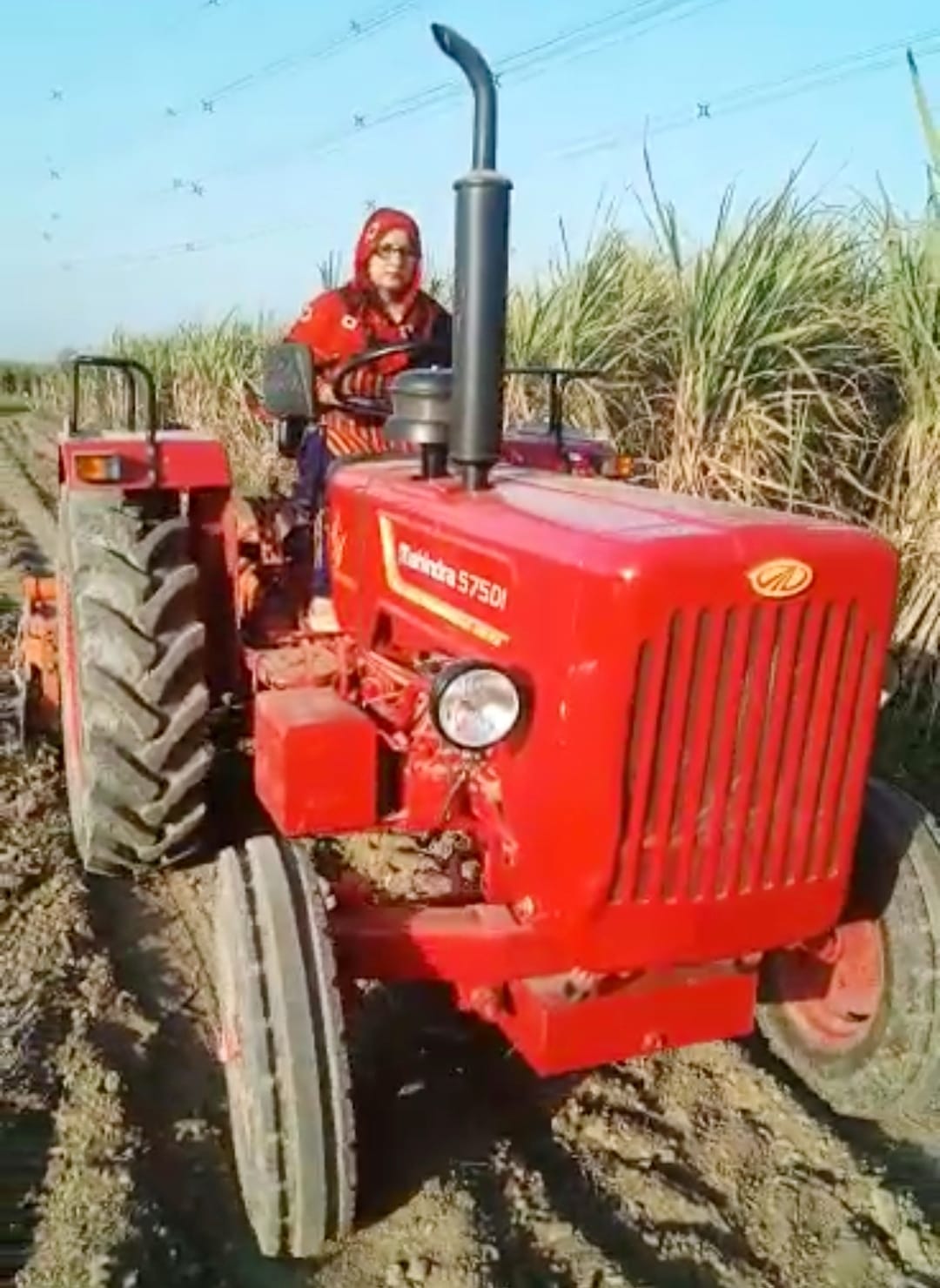 Steering of tractor handling with home stove