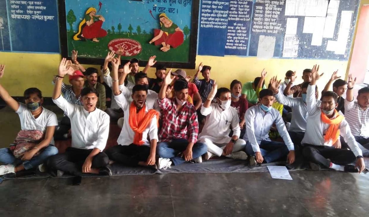 ABVP students start hunger strike for five point demands