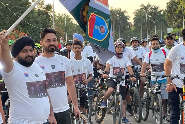 Cyclothon organized on World Arthritis Day in Chandigarh