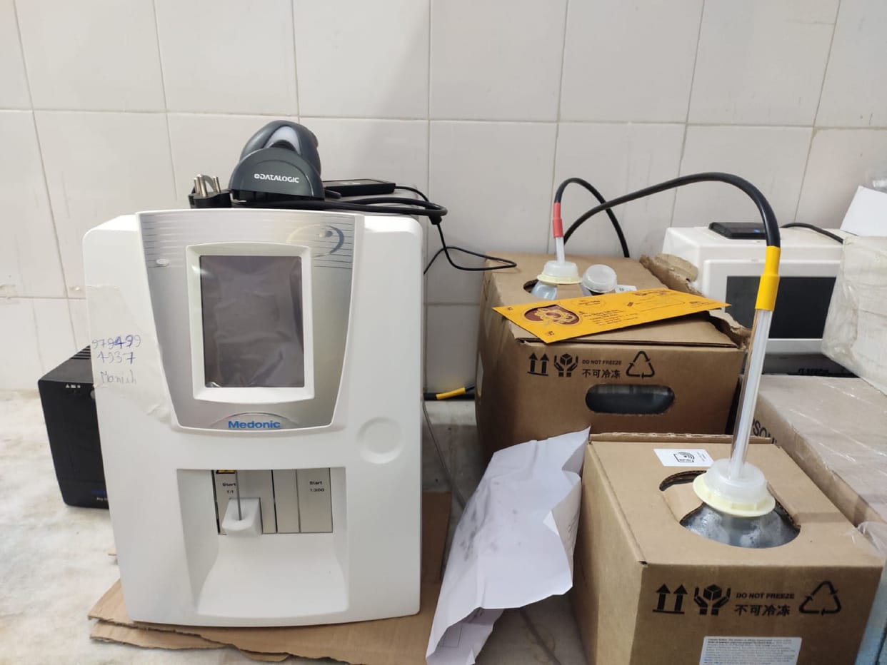 Pathology investigation will be done in Derapur CHC, two machines worth seven lakh rupees were found