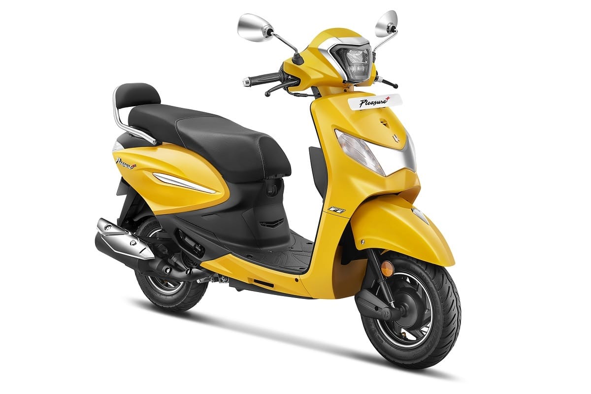 Hero Pleasure plus xtec price Gets new features digital analog speedometer with Bluetooth connectivity