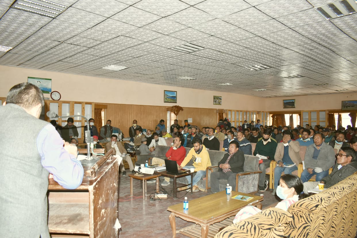 ???? ?????? ??? ?? ??????? ?Rehearsal done in Kaza for the by-election of Mandi Lok Sabha seat