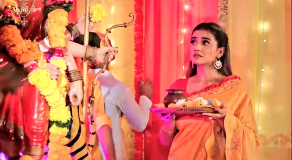 Bhojpuri Gana Video: Akshara Singh's new Navratri song 'Dil Ki Pukar' is released