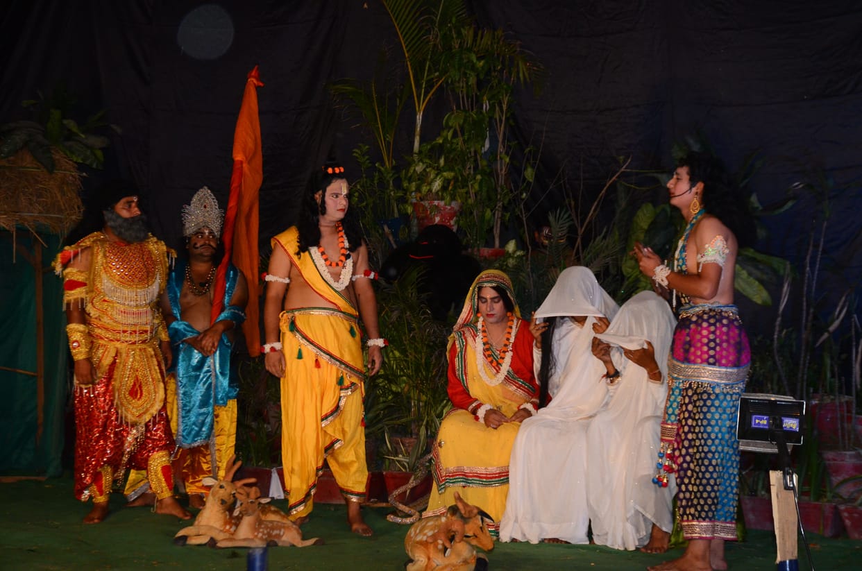 In Ramlila, Lakshman cut the nose of Suparnakha