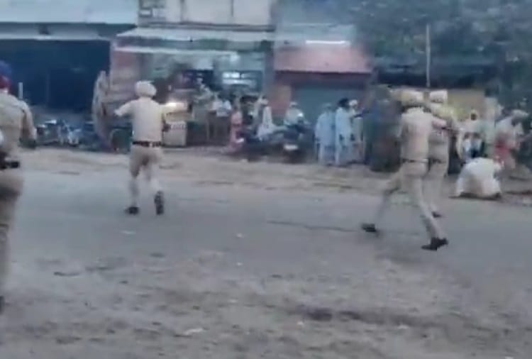 Clash Outside Punjab CM Charanjit Channi house in Morinda