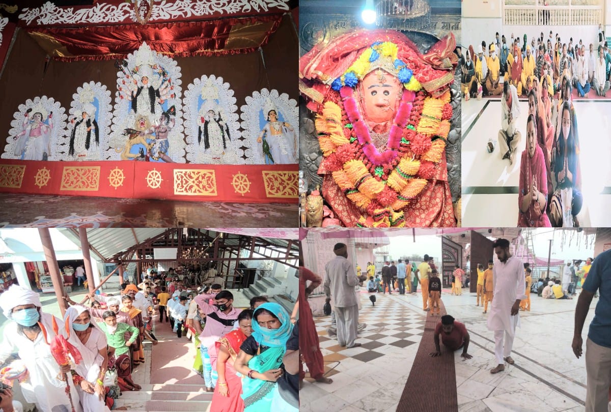 Sharadiya Navratri Saptami 2021:murti sthapna and Special puja held in Kalibari temple of Shimla , 108 dishes will be offered to maa  Chamunda  on Ashtami