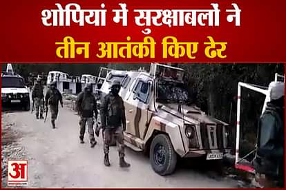 shopian encounter three terrorists killed by security forces poonch