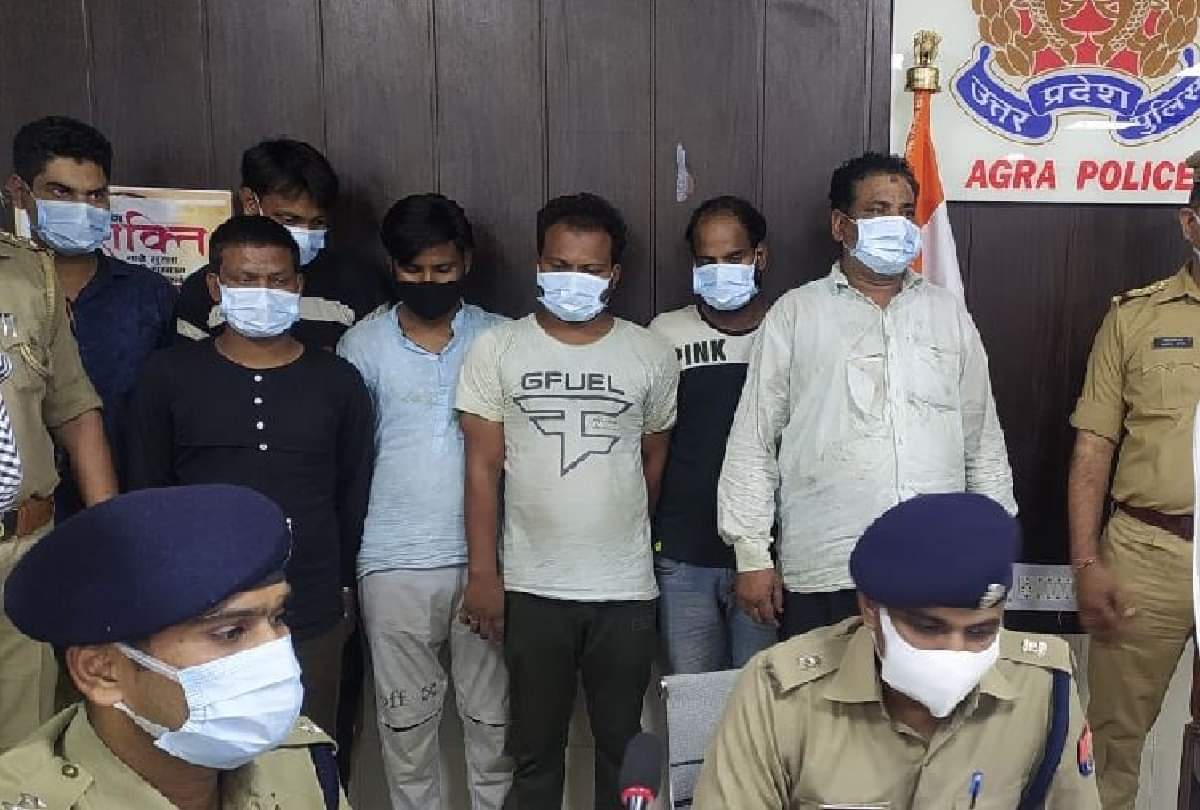 Police caught interstate vehicle thief gang in agra