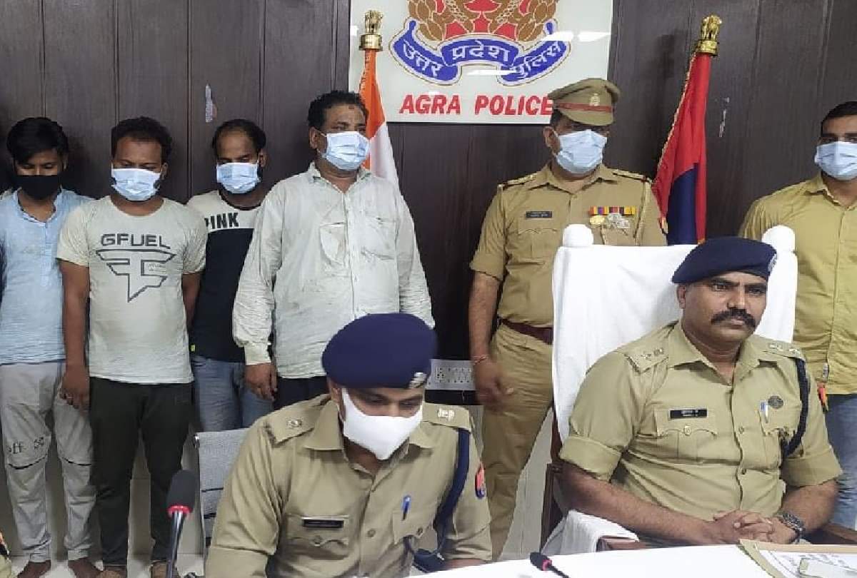 Police caught interstate vehicle thief gang in agra