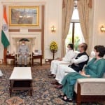 कांग्रेस प्रतिनिधिमंडल ने की राष्ट्रपति से मुलाकात