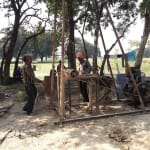 The search for Saraswati river continued for the third day