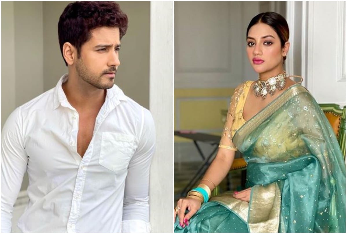 Nusrat jahan celebrated durga puja with yash dasgupta their sweet bond will melt your heart see photos