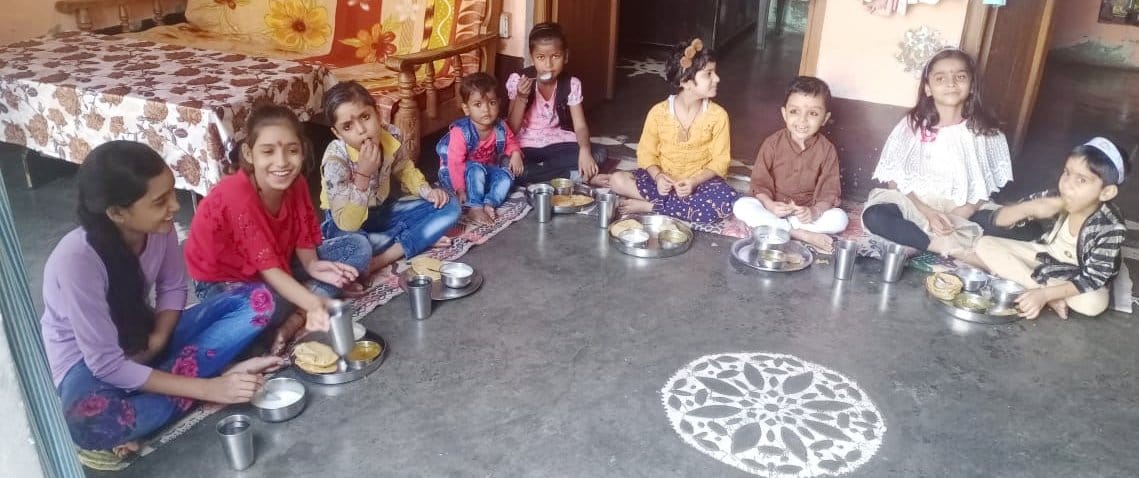On Durgashtami, break the fast by feeding the girls.