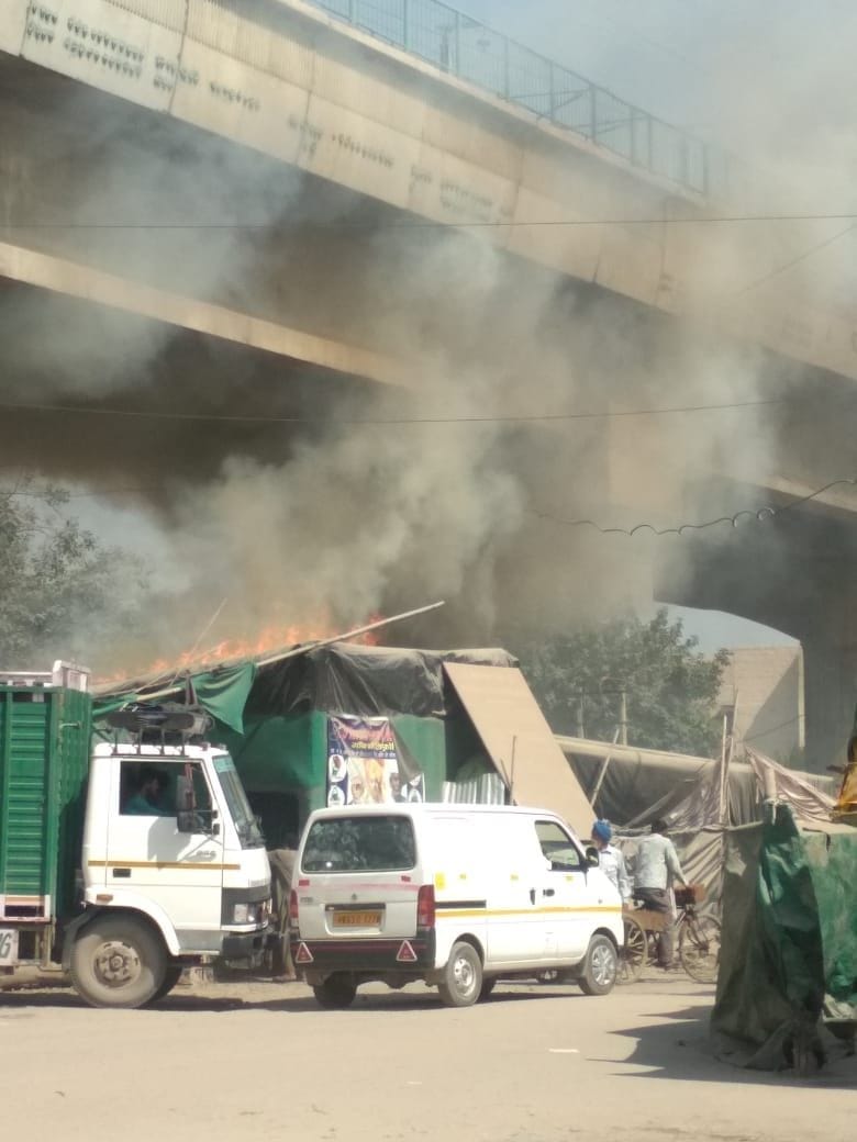 Farmer protest in theekri border