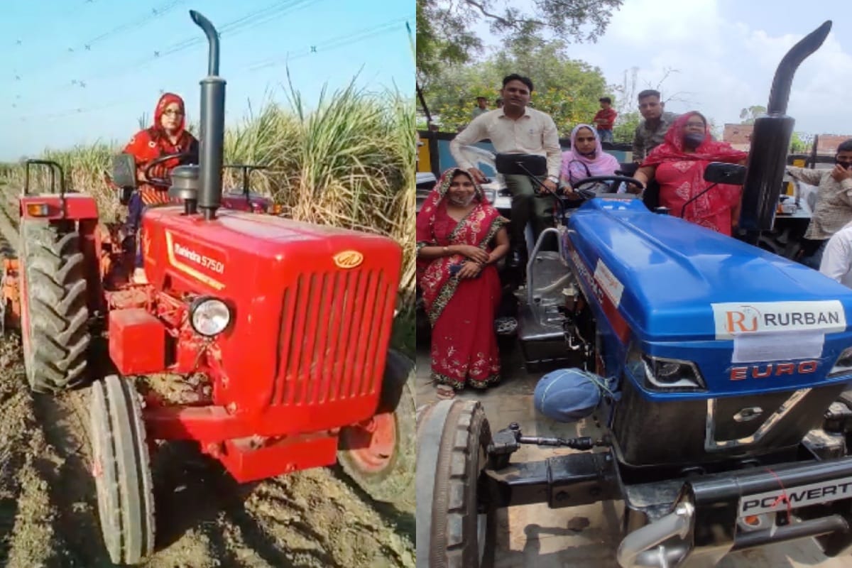 International Rural Womens Day: Women from Baghpat handling Steering of tractor, becoming inspiration for others