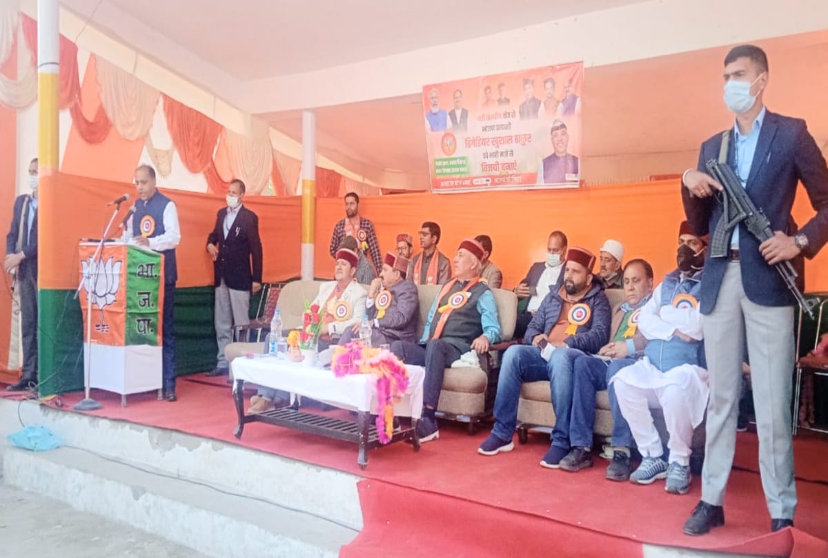 CM Jairam said that Congress made star campaigners who gave anti national speeches
