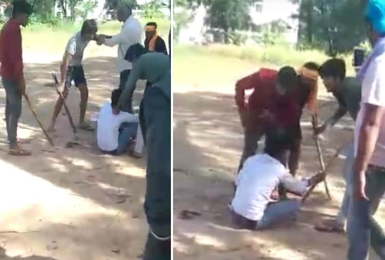 Video of youth beating in Haryana goes viral on social media