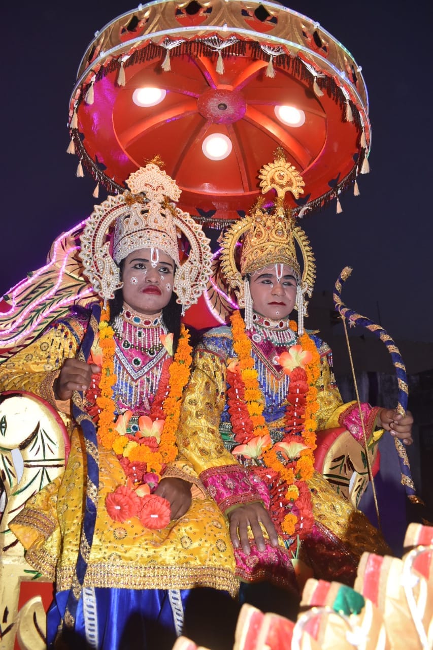 Lord Rama's procession turned out with pomp