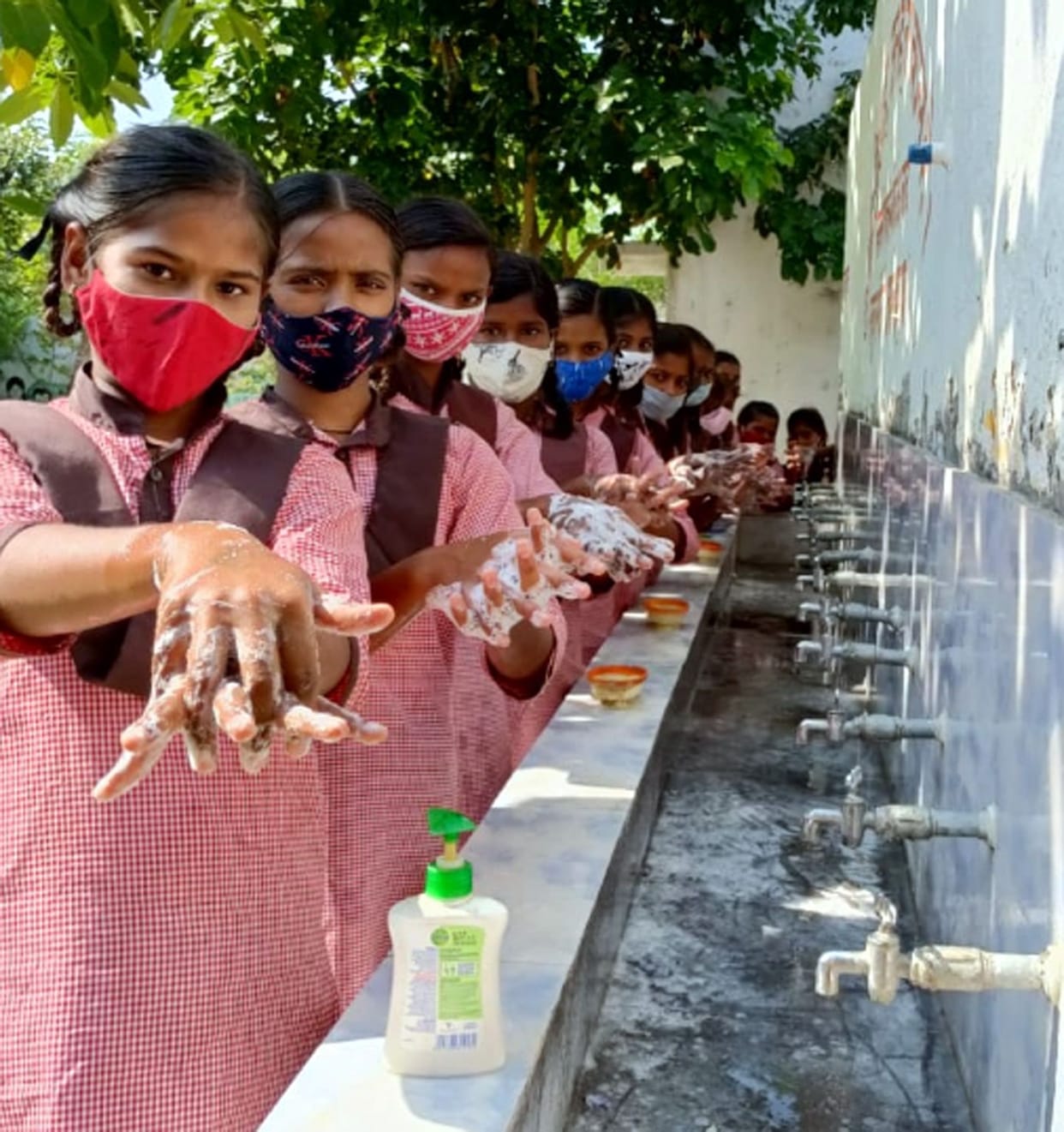 World Handwash Day: Cleanliness programs organized in government schools