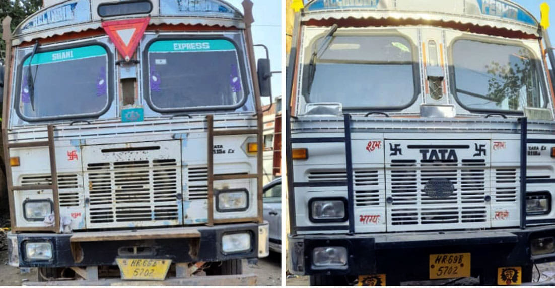 Caught two trucks of one number, also caught the drivers